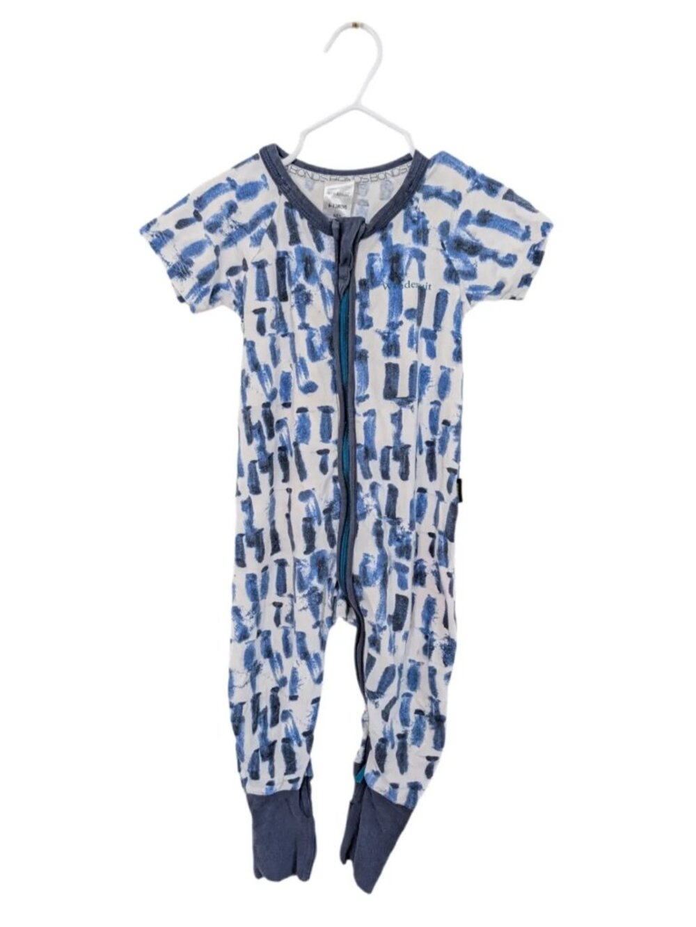 Bonds Short Sleeve Blue Tye Die Wondersuit 6-12m Baby Clothes Small Shop